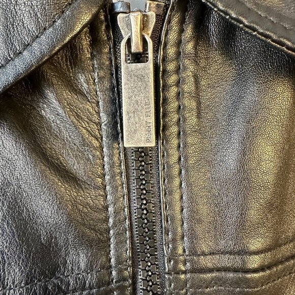 Perry Ellis Portfolio Men's Lambskin Leather Jacket, Size Medium, Black, NWT‎ - Picture 6 of 15